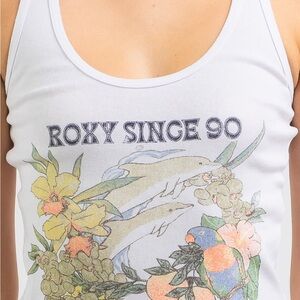 Roxy White Destination Tank Top in Small